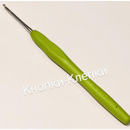 Крючки для вязания с силиконовой ( резиновой)  ручкой №2.0