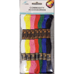 Набор мулине "Школьный". Цвет: ассорти. Количество в упаковке: 7 шт. по 8 м