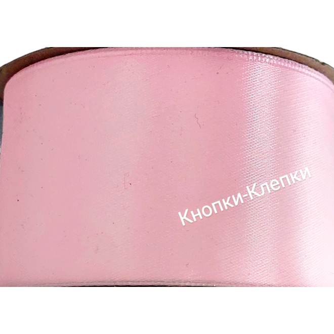 Лента атласная шир 50 мм (30 ярд) № 037-св.розовый Лента атласная шир 50 мм (30 ярд) № 037-св.розовый