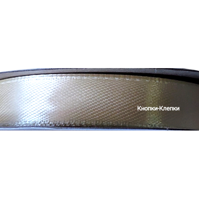 Лента атласная шир 12 мм (30 ярд) № 006-бежевый Лента атласная шир 12 мм (30 ярд) № 006-бежевый