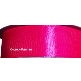 Лента атласная шир 25 мм (30 ярд) № 040-ярко розовый