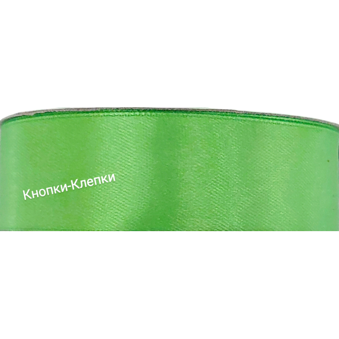 Лента атласная шир 25 мм (30 ярд) № 115-салатовый Лента атласная шир 25 мм (30 ярд) № 115-салатовый