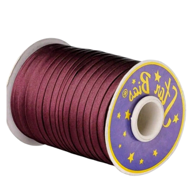 Косая бейка (уп. 132 м) шир. 15 мм № 262 вишня