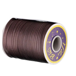 Косая бейка (уп. 132 м) шир. 15 мм № 077 т.коричневый