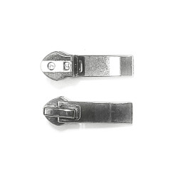 Бегунок для спиральной обувной молнии №7 блэк- никель