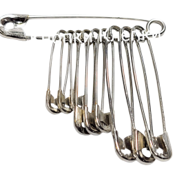 Булавки безопасные набор "АССОРТИ" (длина от 28 мм до-55 мм) арт С-64 *пр-во Россия