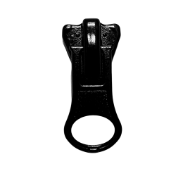 Бегунок для тракторной молнии №5 черный "Корона"