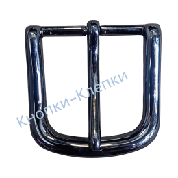 Пряжки для ремней декоративные -40 мм блек- никель №2