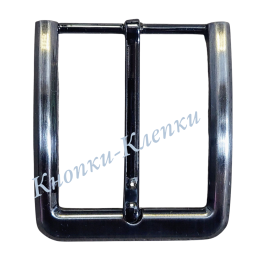 Пряжки для ремней декоративные -40 мм блек- никель №3