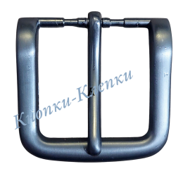 Пряжки для ремней декоративные -40 мм блек- никель №4