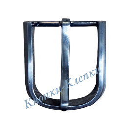 Пряжки для ремней декоративные -40 мм блек- никель №5