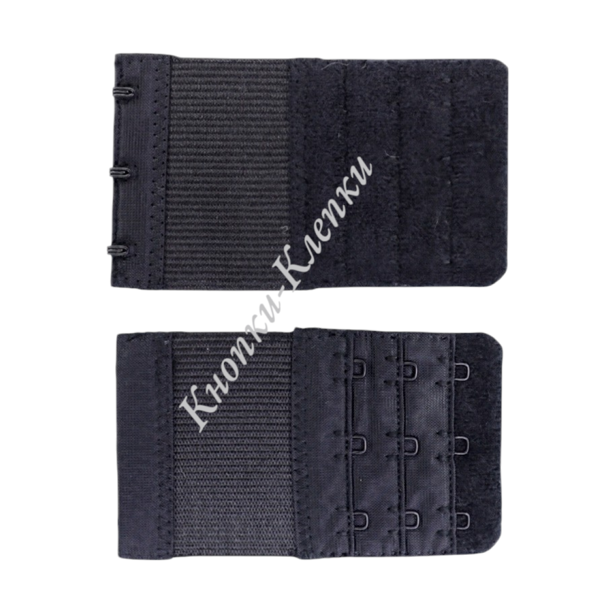 Удлинитель для бюст. (уп. 5 шт) 3 ряда х 3 кр /9,5х5,5 см черный