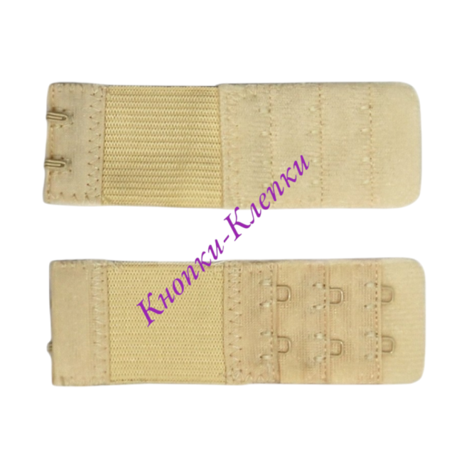 Удлинитель для бюст. (уп. 5 шт) 3 ряда*2кр*3 см бежевый