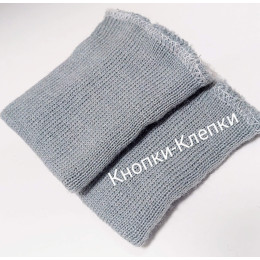Манжеты (напульсники) детские трикотажные серые 8*6 (уп 5 пар)