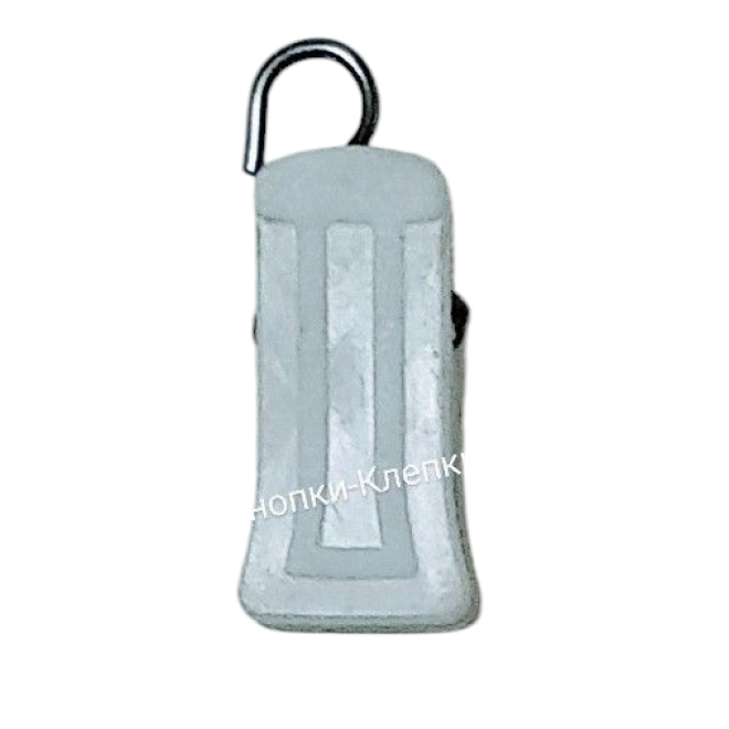 Зажим шторный пластиковый белый (уп 100 шт)