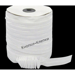 Тесьма шторная 25мм матовая равномерная (уп. 100м )