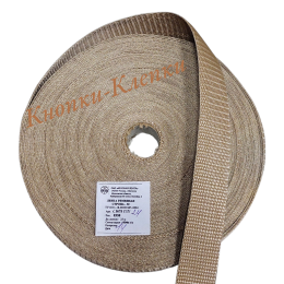 Стропа ременная шир.30мм-св.бежевый (25 м)