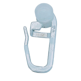 Крючки для штор с маленьким скошенным роликом (уп.100шт)