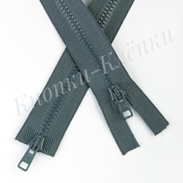 Молния трактор ARTA-F -T5-2 замка- 80см -076 т.серый