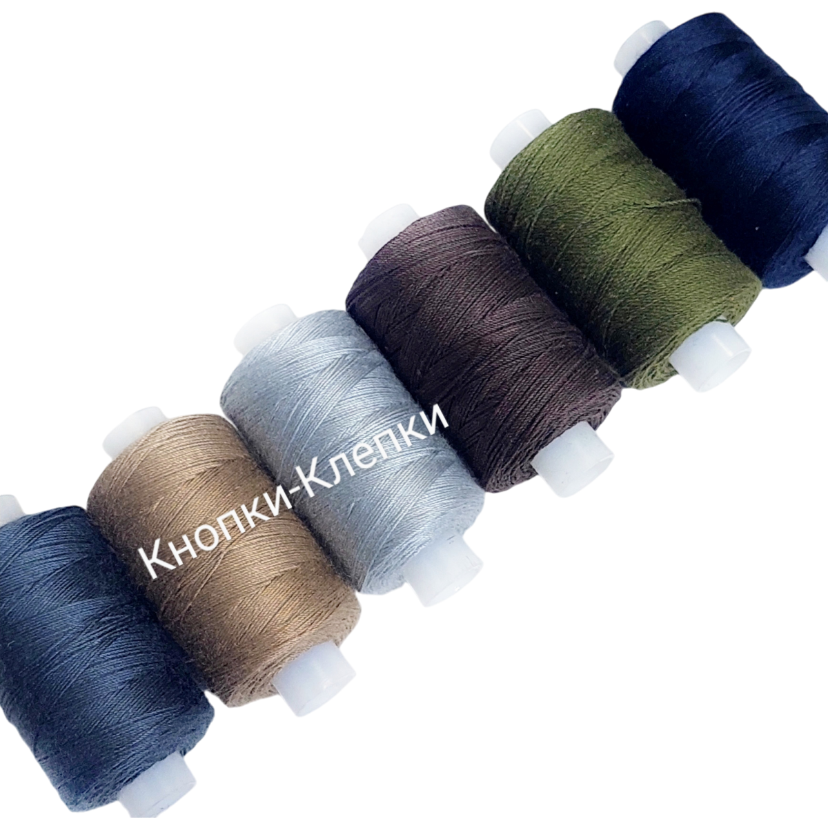 Нитки ДЖИНСОВЫЕ  (150 м)-ассорти -1 (уп 6шт)