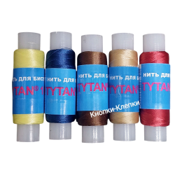 Нить для бисера TYTAN (100м) ассорти 2