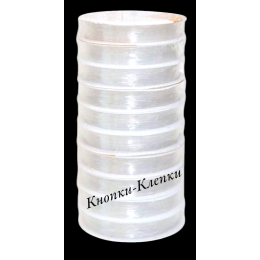 Нить эластичная для бисероплетения (уп. 10шт.) диам 0,8мм (11м) прозрачный