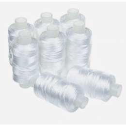 Вискозный шелк (200м) белый (уп 10шт)