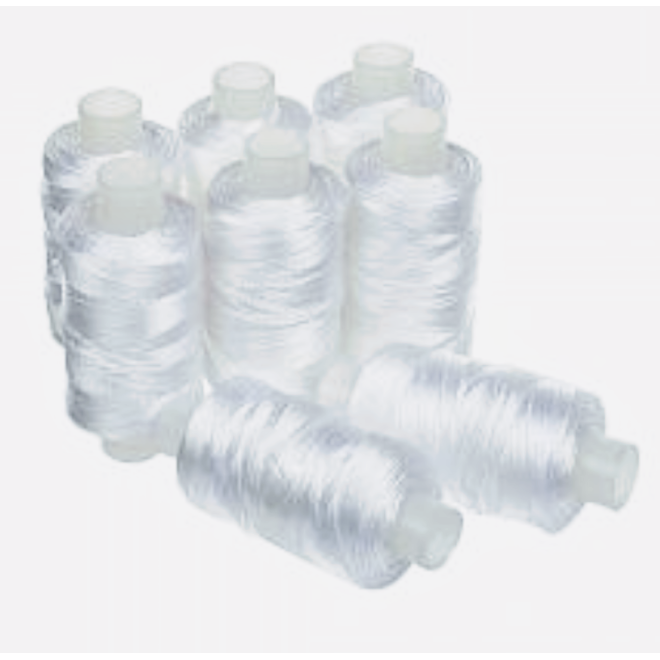 Вискозный шелк (200м) белый (уп 10шт)