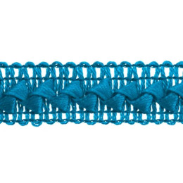 Тесьма отделочная "Самоса", ширина 18 мм, цвет бирюза