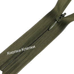 Молния спираль Т-0 потайные нейлон 50см- 062 хаки