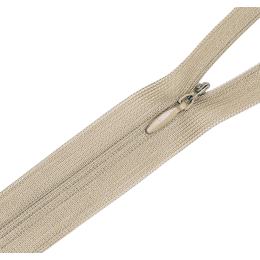 Молния спираль Т-0 потайные нейлон 20см- 292 бежевый