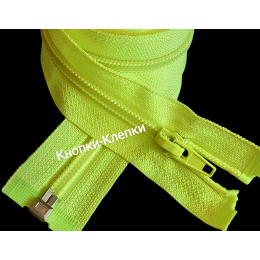 Молния спираль T-5 разъемная 1 замок - 75 см - 070 лимон. неон