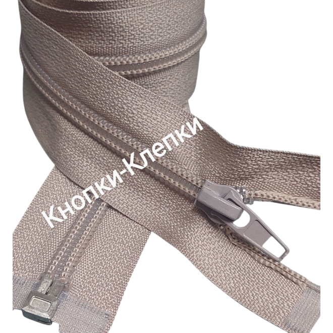 Молния спираль T-5 разъемная 1 замок - 55 см - 305 бежевый