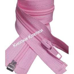 Молния спираль T-5 разъемная 1 замок - 50 см - 221 розовый