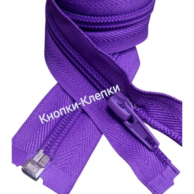 Молния спираль T-5 разъемная 1 замок - 60 см - 197 сирень