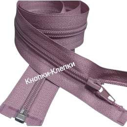 Молния спираль T-5 разъемная 1 замок - 75 см - 232 гр.розовый