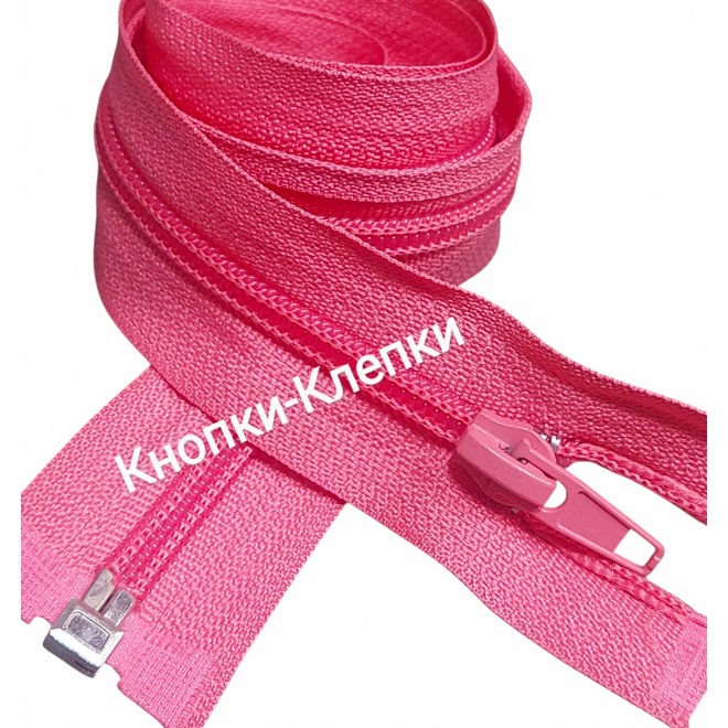 Молния спираль T-5 разъемная 1 замок - 70 см - 270 коралловый