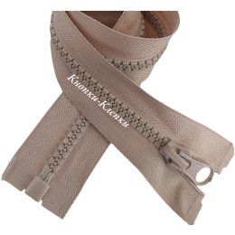 Молния трактор T-5 разъемная 1 замок - 40 см -306 т.бежевый оптом