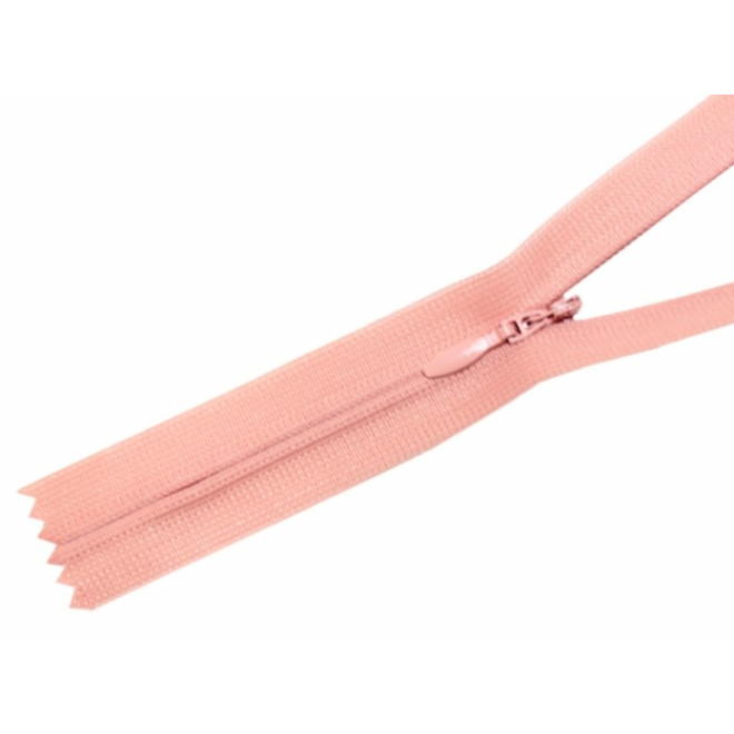Молния спираль Т-0 потайные нейлон 20см- 268 персик