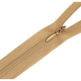 Молния спираль Т-0 потайные нейлон 20см- 304 бежевый