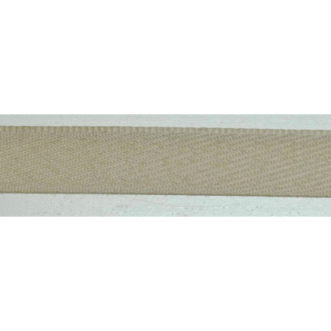 Брючная лента аппретированная 15мм (Германия) -  бежевый (50м)