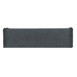 Брючная лента аппретированная 15мм (Германия)-т.серый (10м)