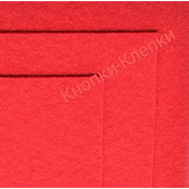 Фетр размер 20х30 толщина 1мм цвет алый в упаковке 10 шт.