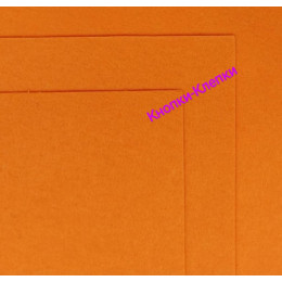 Фетр размер 20х30 толщина 1мм цвет оранжевый в упаковке 10 шт.