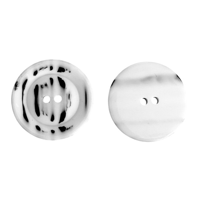 Пуговицы 2 прокола полиэфирные (28мм) в упаковке: 20шт