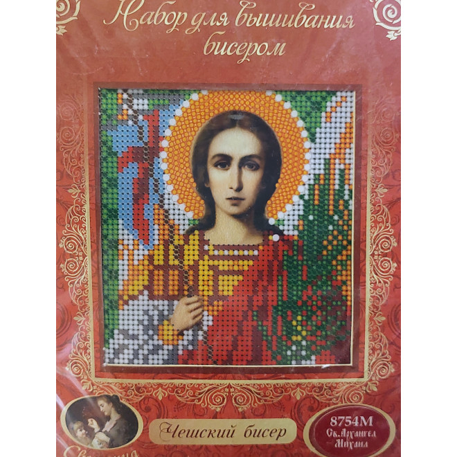НАБОР ДЛЯ ВЫШИВАНИЯ БИСЕРОМ арт 8754 М "Св. Архангел Михаил"