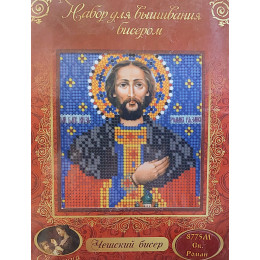 НАБОР ДЛЯ ВЫШИВАНИЯ БИСЕРОМ арт 8775 М "Св. Роман"