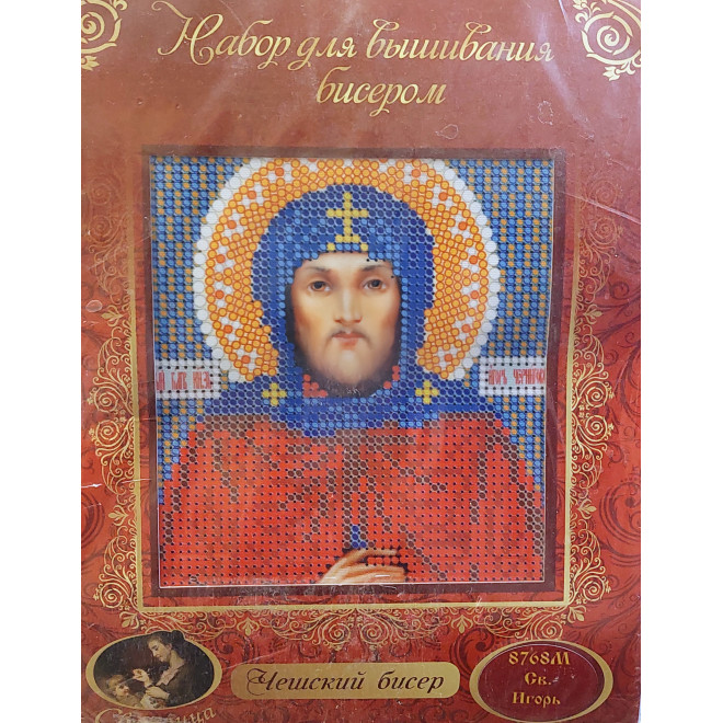 НАБОР ДЛЯ ВЫШИВАНИЯ БИСЕРОМ арт 8768 М "Св. Игорь"