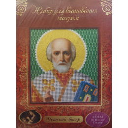 НАБОР ДЛЯ ВЫШИВАНИЯ БИСЕРОМ арт 8324 М "Св. Николай Угодник"
