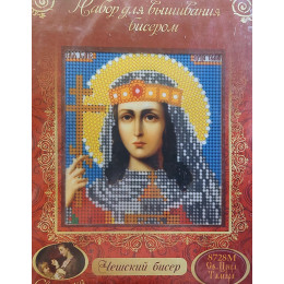 НАБОР ДЛЯ ВЫШИВАНИЯ БИСЕРОМ арт 8728 М "Св. Ц-ца Тамара"